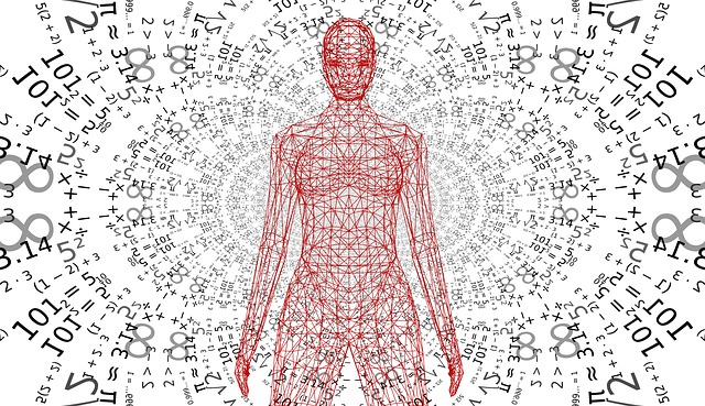 Free person woman polygon illustration