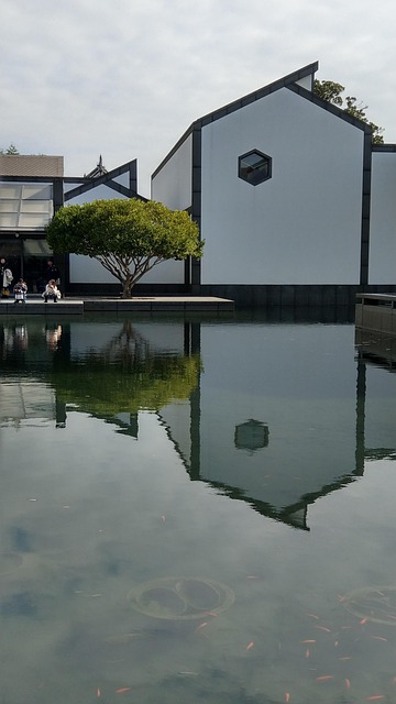 I M Pei, Suzhou, Museum, Landskab, Vand