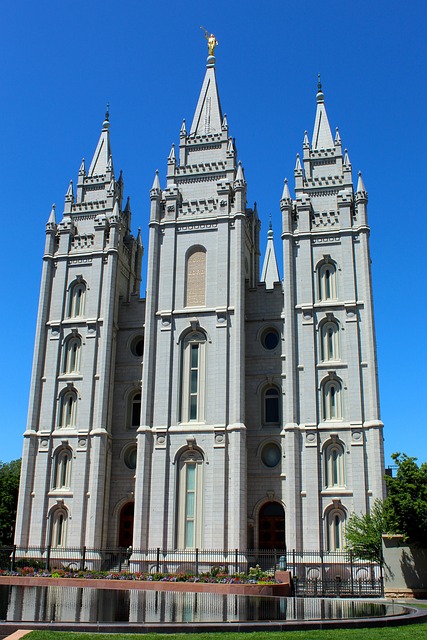 Lds, Tempel, Religie, Utah, Kerk