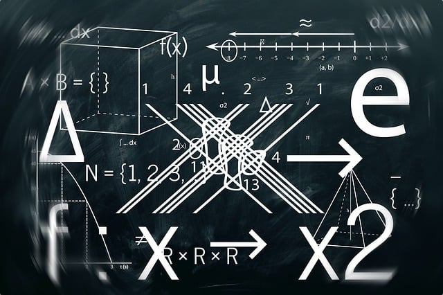 Free board mathematics character illustration