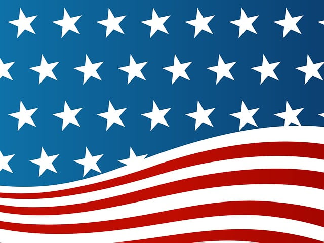 Stribe, Usa, Flag, Stjerner, Stjerne