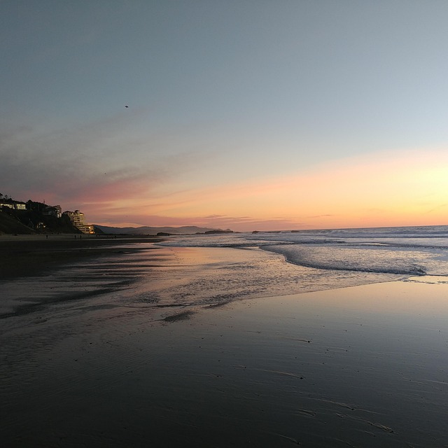 Free Sunset Beach photo and picture