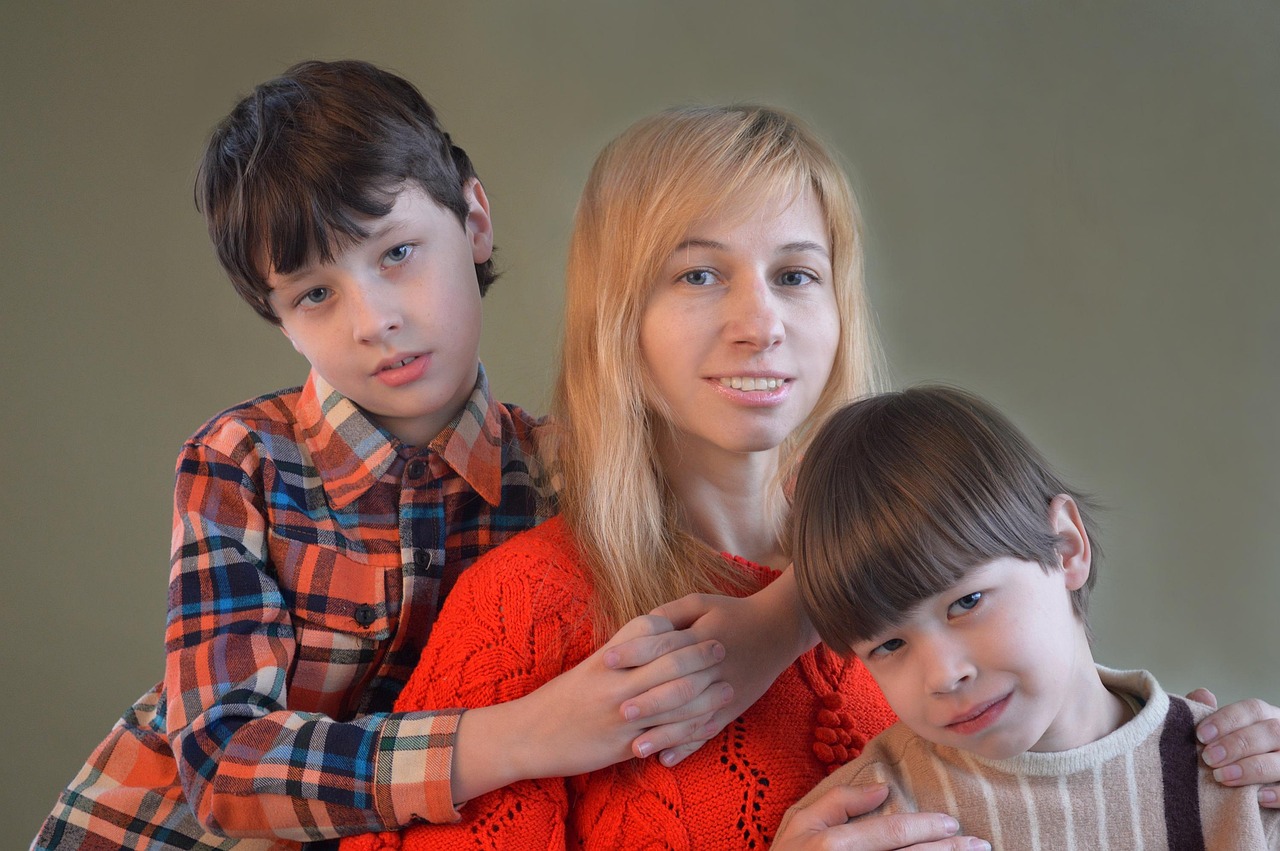 Mother Mom Sons - Free photo on Pixabay