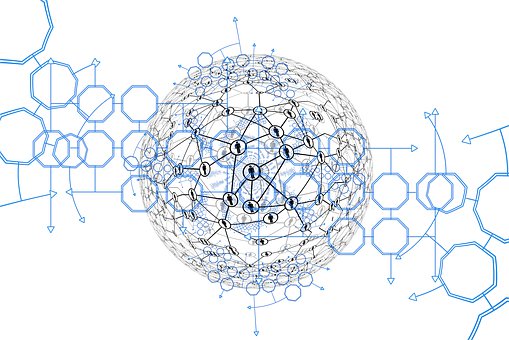 Network, Blockchain, Digital, Hand, Web