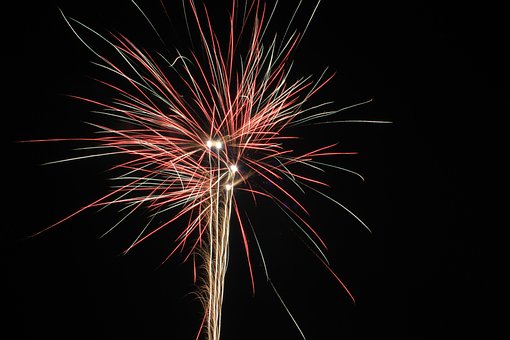 Silvester, Neues Jahr, Feuerwerk
