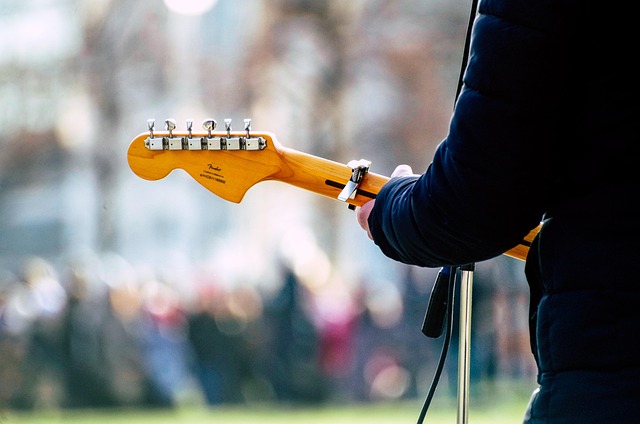 musician, street music, guitar, street musicians, instrument, make music, people