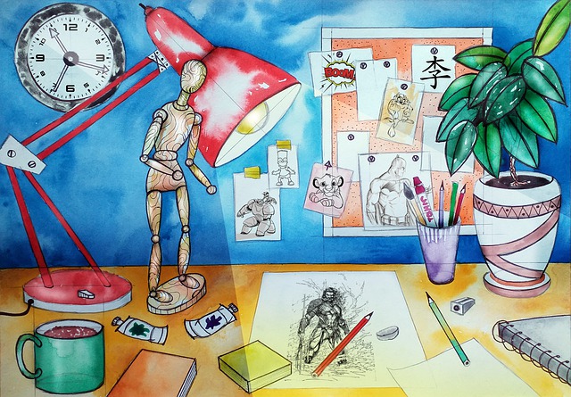 Download free HD stock image of Table Artist Comics Free table artist comics drawings illustration