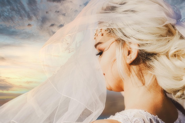Free Bride Sunset photo and picture