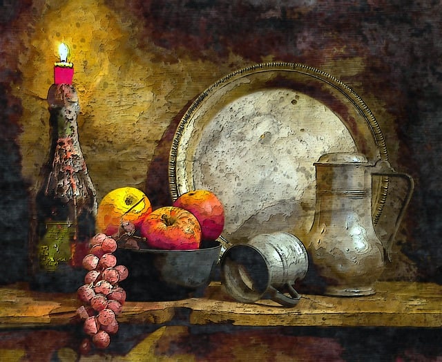 Free fruit light candle illustration