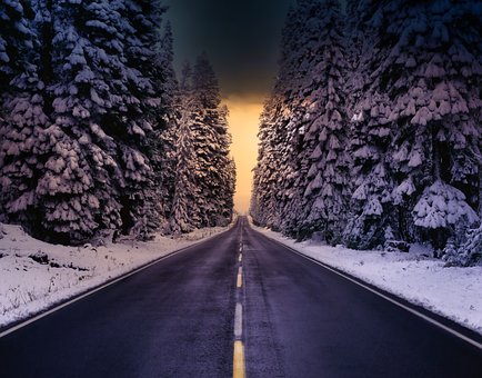 Free Road Winter photo and picture