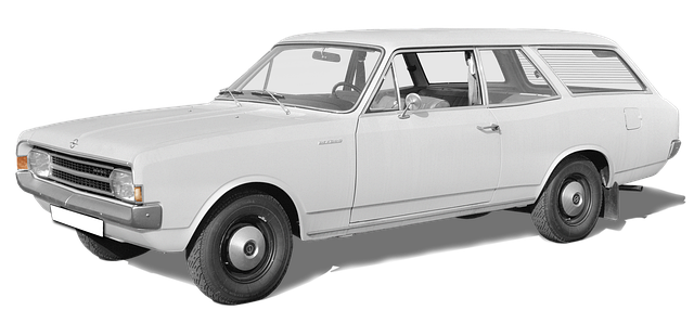Free opel record caravan antique car illustration