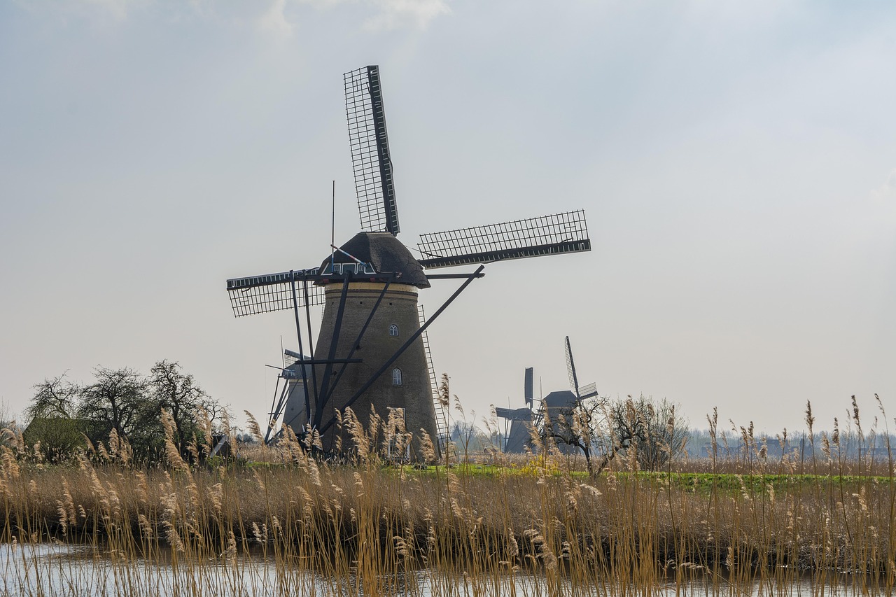Kinderdijk - free online jigsaw puzzle photo