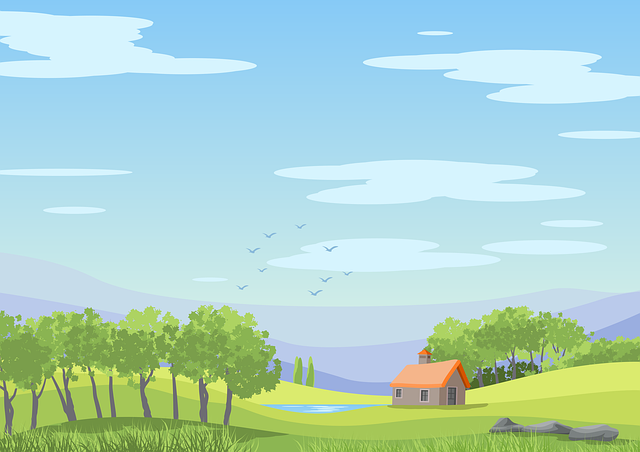Free illustration background landscape illustration