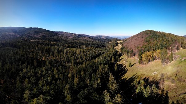 Berge, Drohne, Natur, Berg, Polen