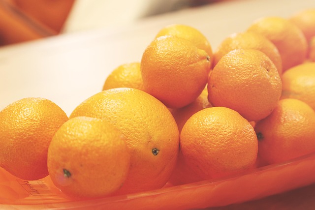 Free Orange Plate photo and picture
