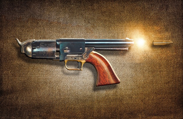 Waffe, Schuss, Nach Hinten, Pistole