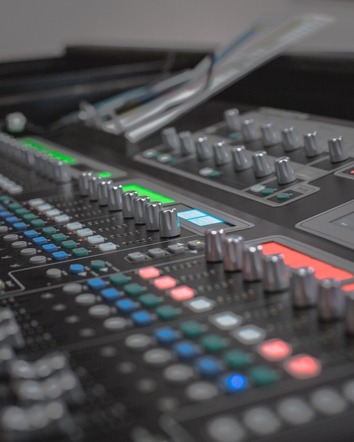 Bedienkonsole, Pa, Sound-Desk, Musik