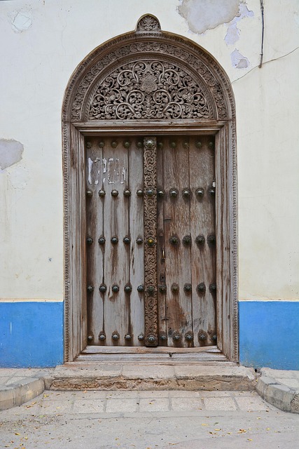 Dør, Trædør, Zanzibar, Afrika