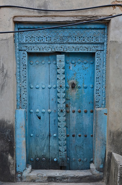 Dør, Trædør, Zanzibar, Afrika