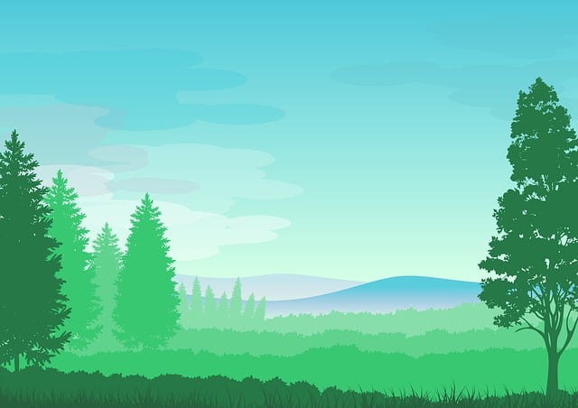 Free illustration landscape background illustration