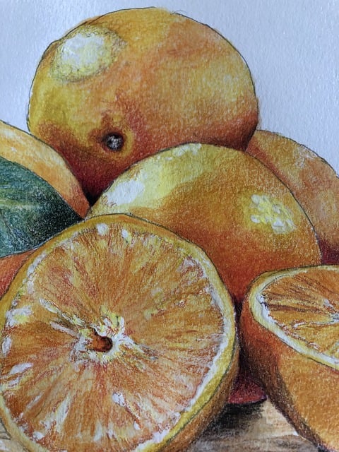 Free Orange Painting illustration and picture