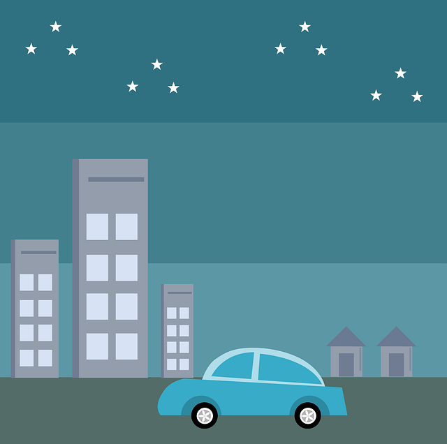 Nacht, Auto, Stad, Weg, Straat, Lichten