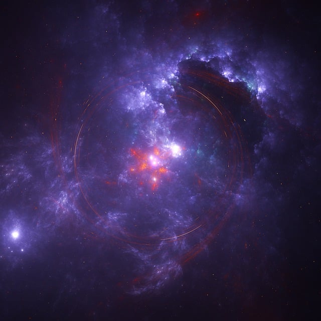 Free space galaxy universe illustration
