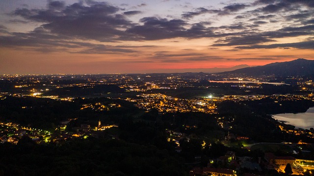 Zonsondergang, Panorama, De Naald