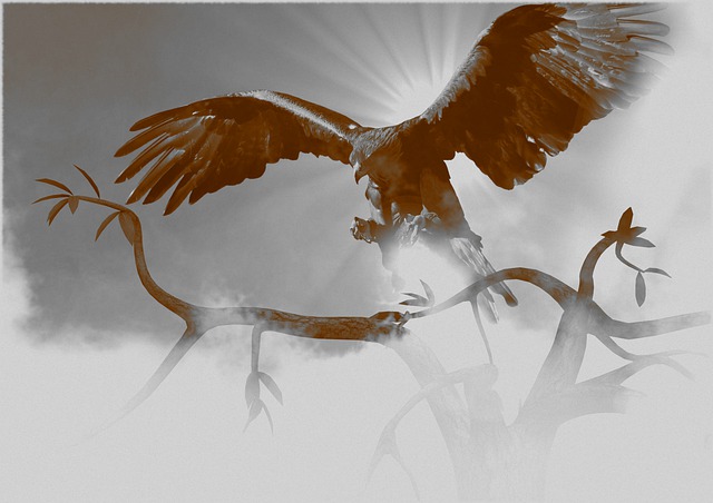Free animal tree nature illustration