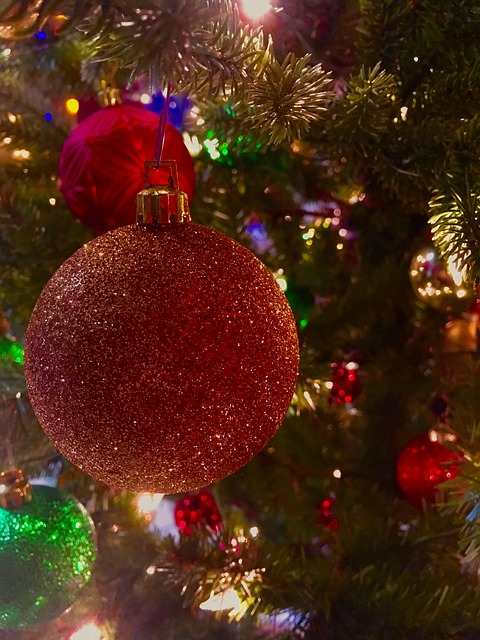 Free Spheres Christmas photo and picture