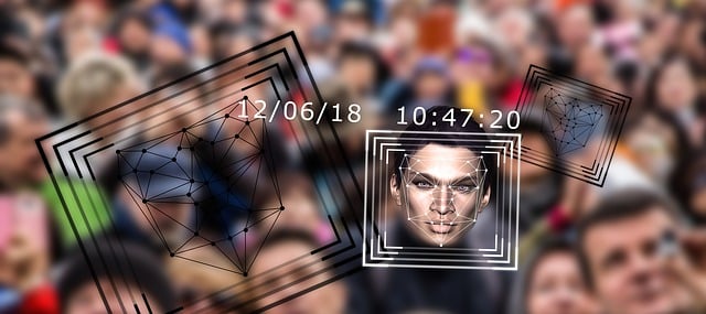 Free face detection scan to scan illustration