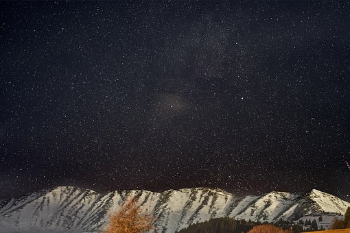 Zima, Panoráma, Sneh, Hory, Alpy