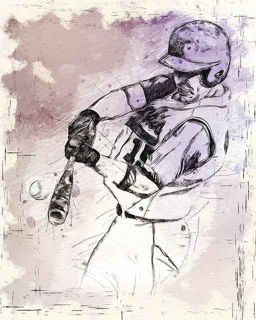 Download free HD stock image of Baseball Foul Ball Free baseball foul ball hit illustration