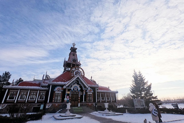 Winter, Manor, Volga Manor, Schnee