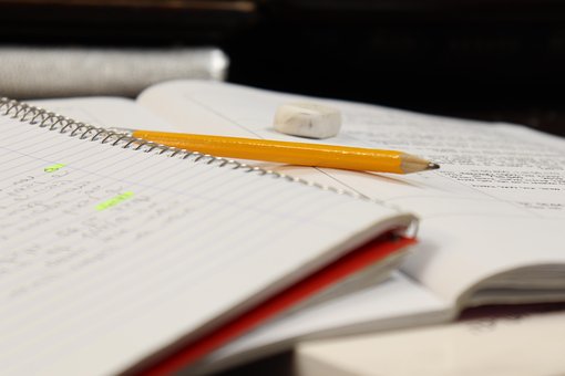 Free Notebook Yellow Pencil photo and picture