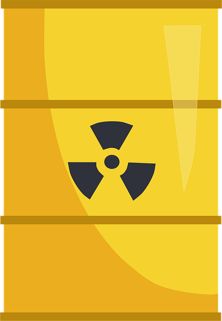 Free barrel toxic radioactive illustration