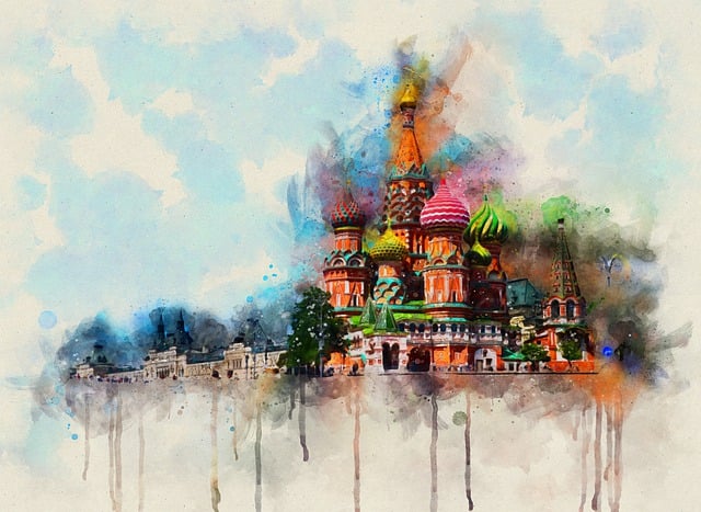 Free moscow russia city illustration