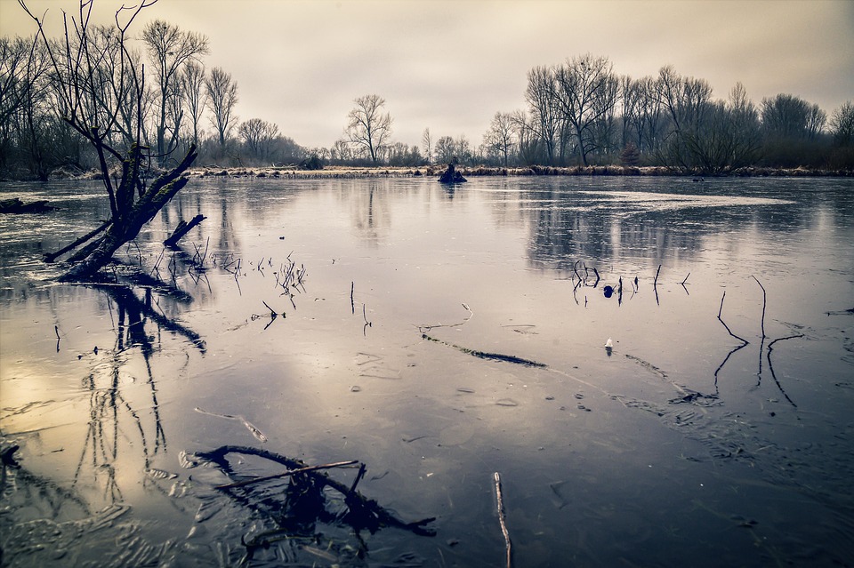 Вода Зимой Фото