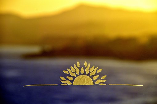 Free Sunrise Sunrise On Glass photo and picture