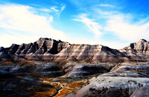 Free Badlands Rock Formation photo and picture