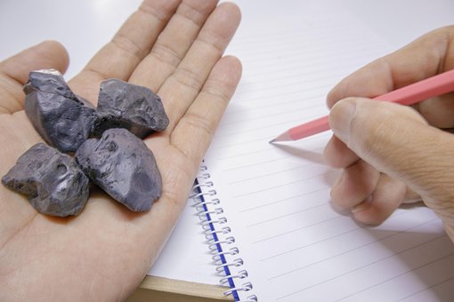 Stein Hand, Hand Halten Rock, Stein