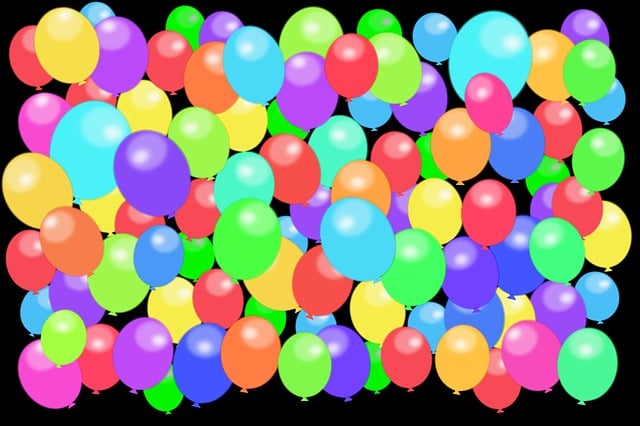 Hintergrund, Muster, Luftballons, Chaos
