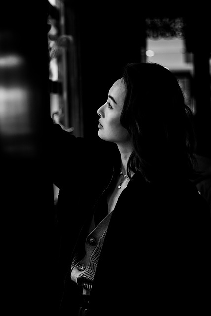 Modell, Mädchen, Mode, Reflexion