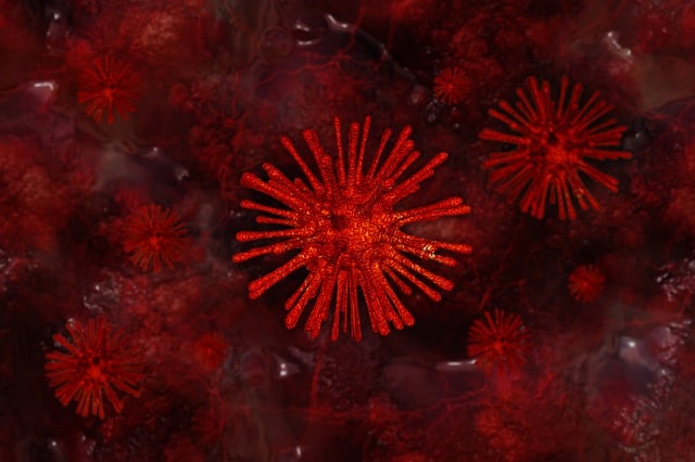 Download free HD stock image of Virus Microscope Free virus microscope infection illustration