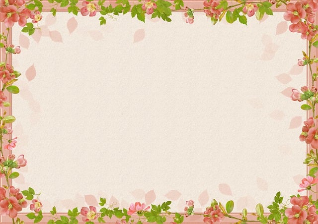 Hintergrund, Blumenrahmen, Blumen