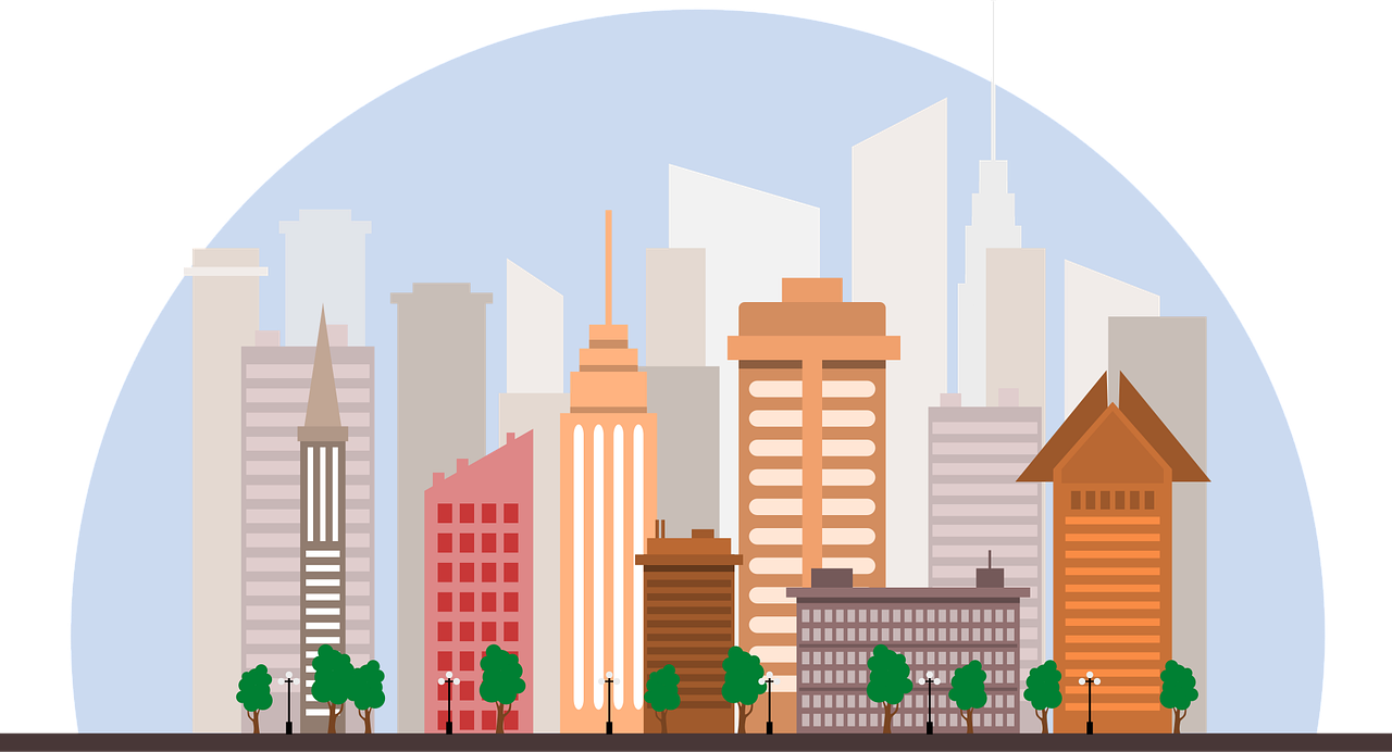 Miasto Pejza Miejski Budynek Darmowa Grafika Wektorowa Na Pixabay 