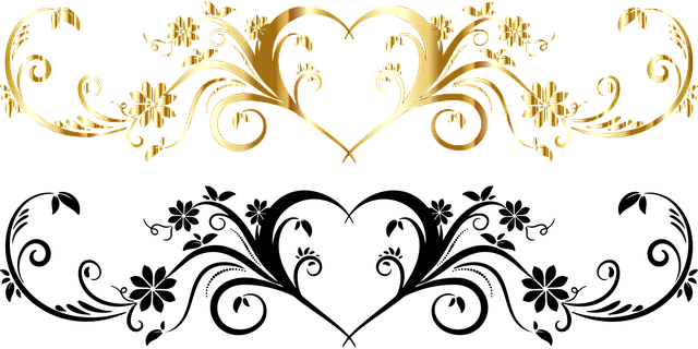 Free divider separator line art illustration