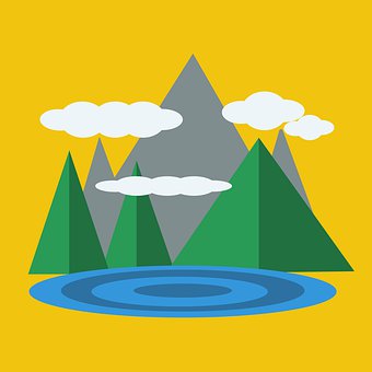 Montanha, Lago, Montanhas, Natureza