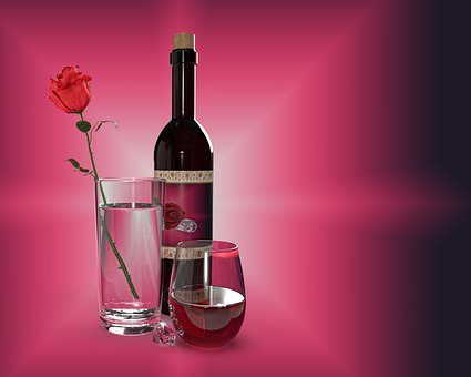 Rot, Wein, Rose, Trinken, Glas, Weinglas