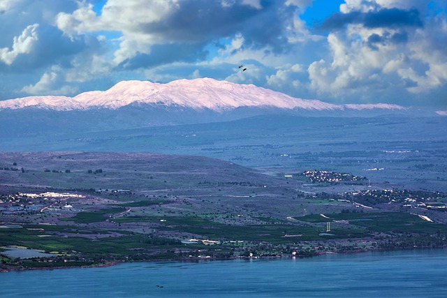 Berg, Hermon, Israël, Sneeuw Wolken